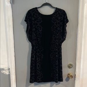 White House Black Market Black Sheath Mini‎ Dress Medium Petite